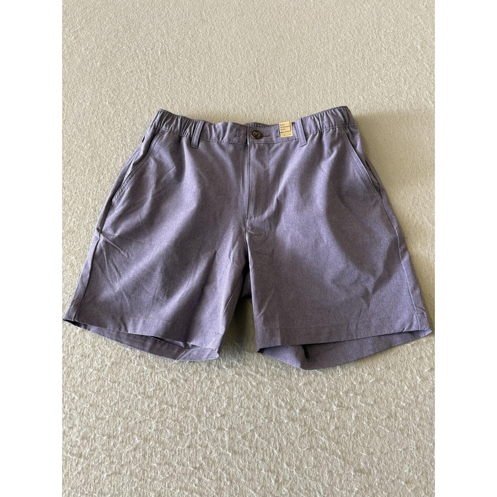 Chubbies Shorts Mens Small Purple 6 Inseam Chino Elastic Waist Drawstring Summer
